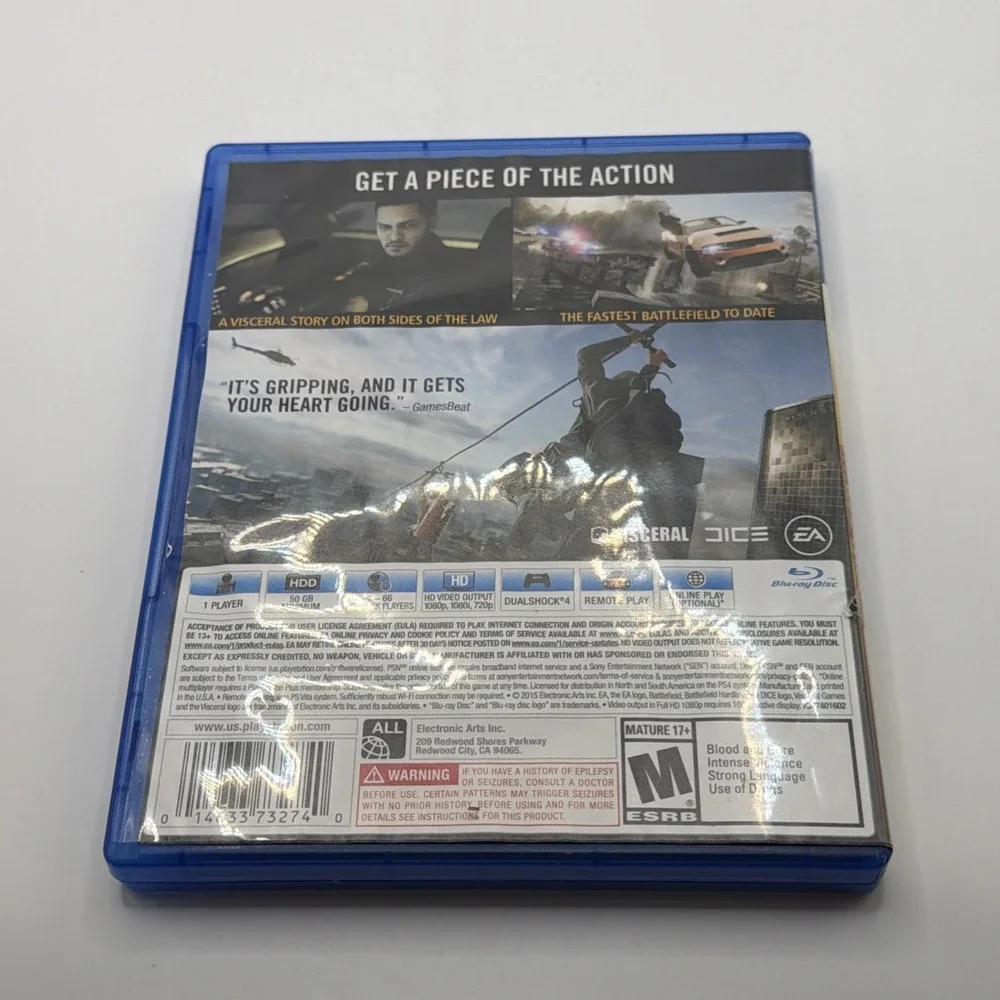 Battlefield Hardline (Sony PlayStation 4, 2015)